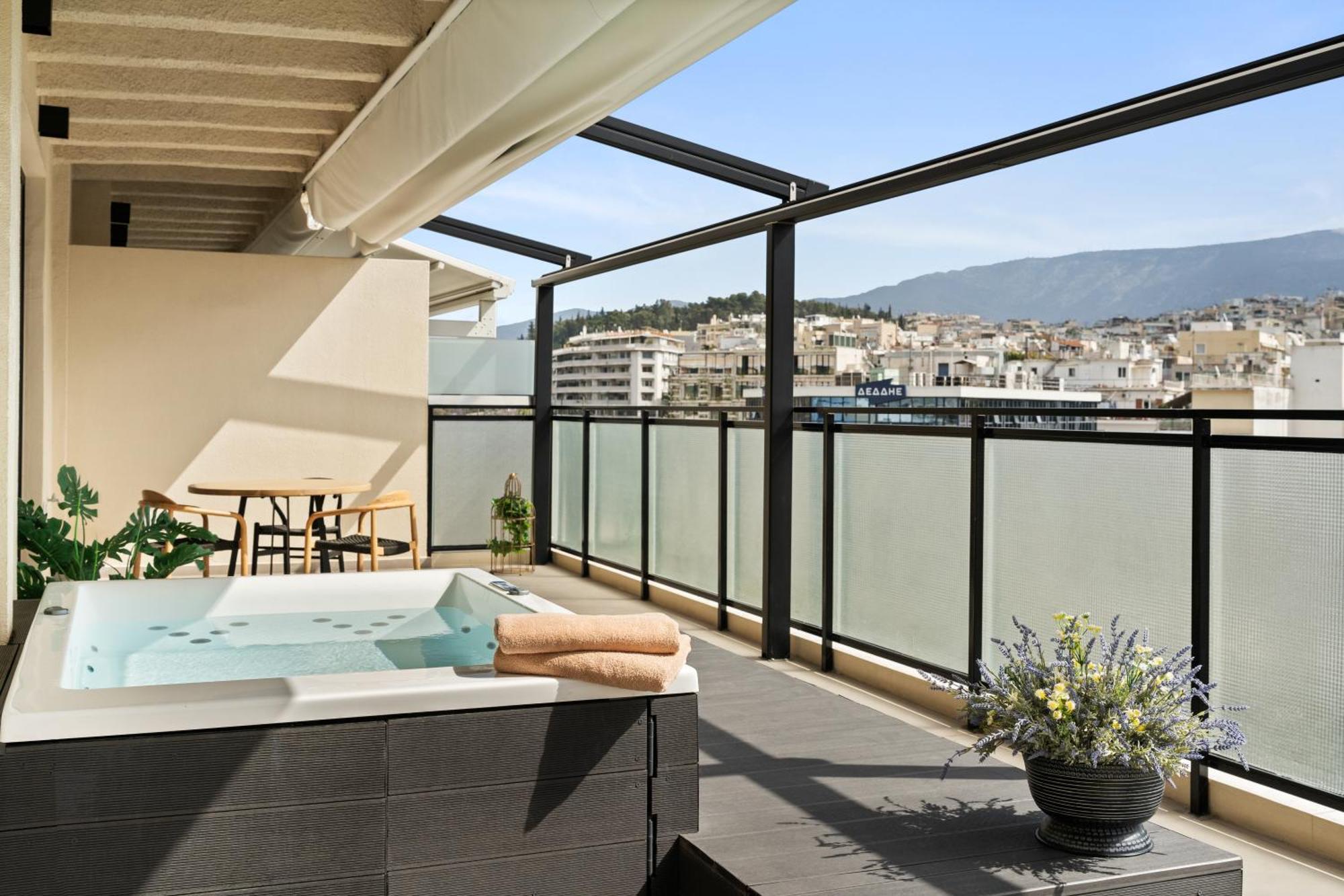 Acron 12 Penthouse Acropolis Suites アテネ エクステリア 写真
